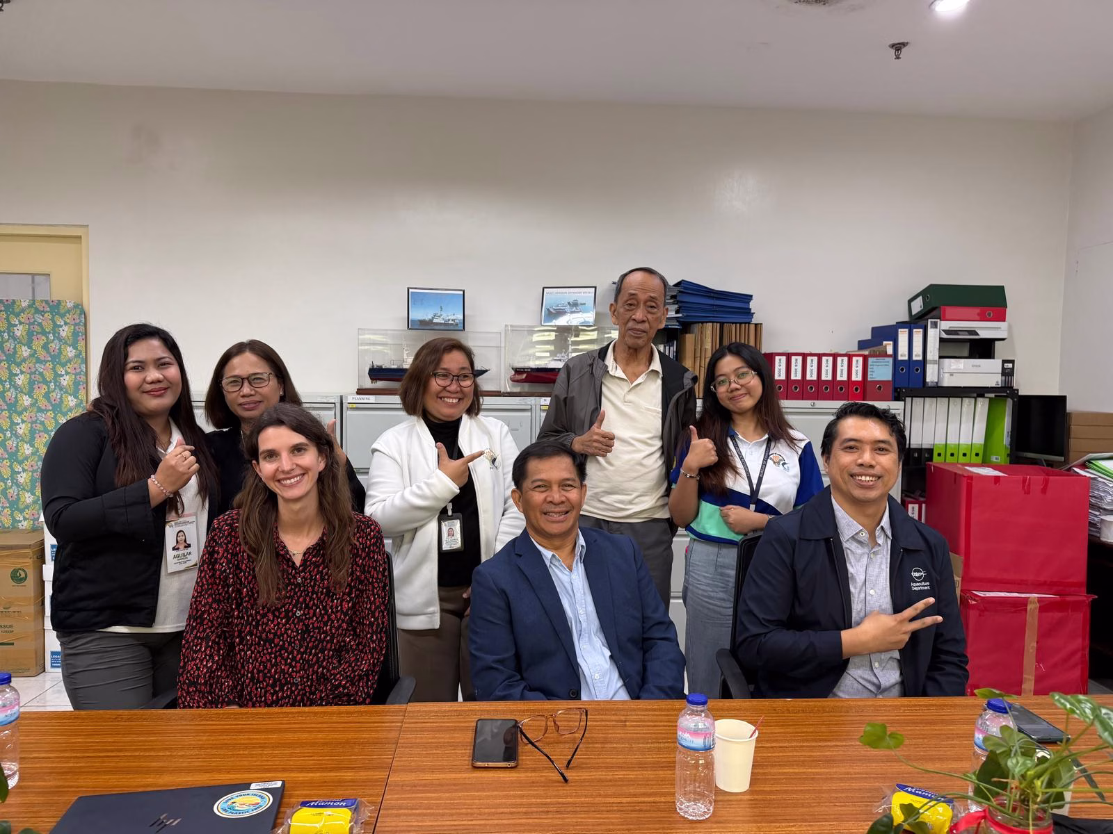 Members of the Blue Horizon Seaweed Project together with the DA-BFAR staff